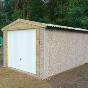 Timber Finish Garage