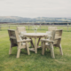 Ergo Round Table Set - 4 Seater